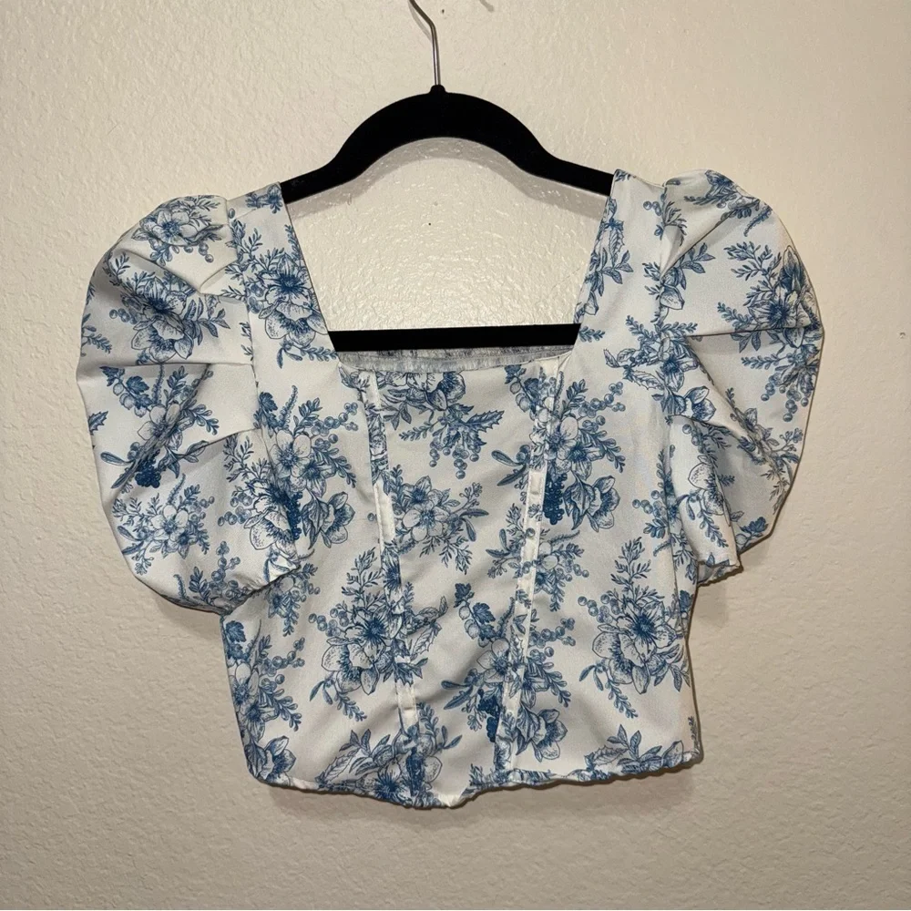 SHEIN blue white